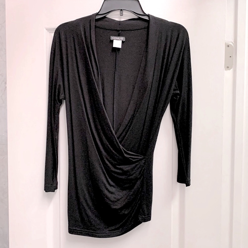 Women’s Long Sleeve Black Top